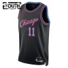 Chicago Bulls Ayo Dosunmu Nike 2025-26 City Edition Musta Lasten Pelipaidat Swingman